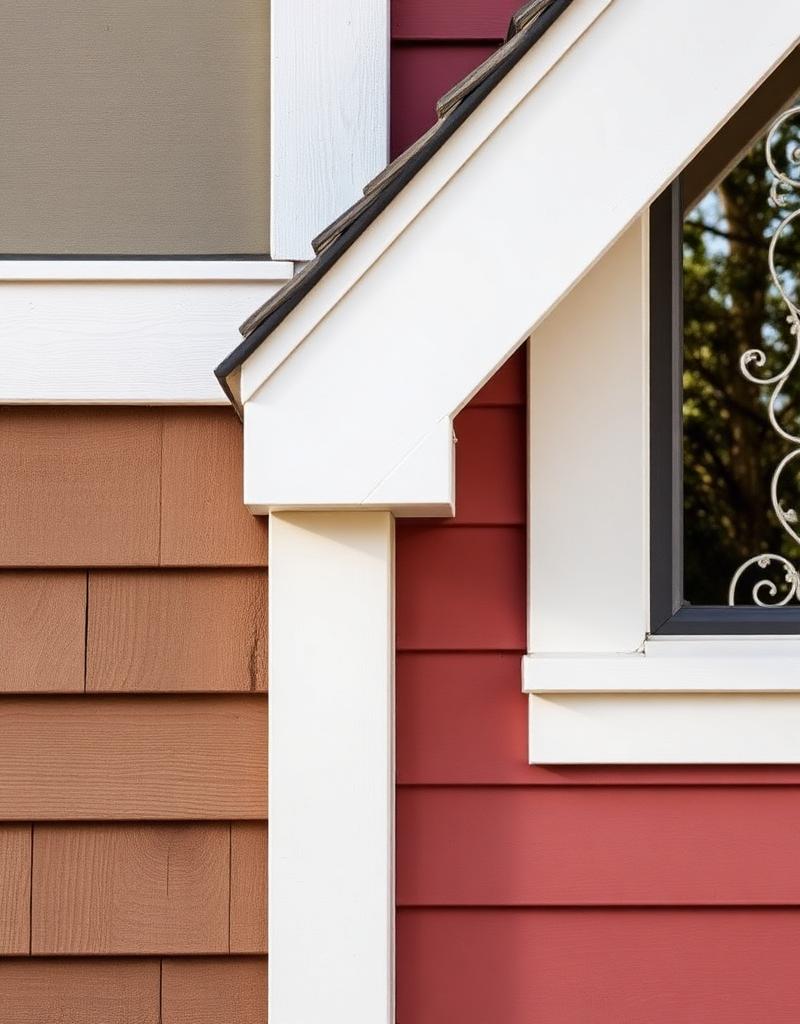 Seamless siding transition
