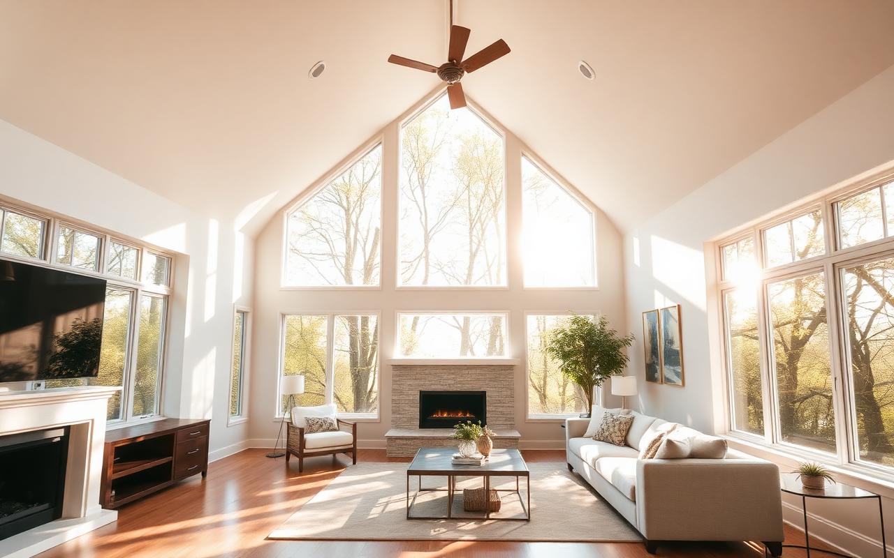 Sun-drenched living addition